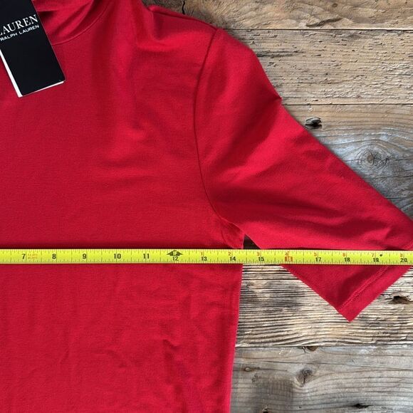 NWT Ralph Lauren Martin Festive Red Turtleneck - Picture 6 of 10